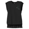 Women's Flowy Muscle Tee With Rolled Cuffs Thumbnail