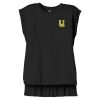 Women's Flowy Muscle Tee With Rolled Cuffs Thumbnail