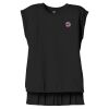 Women's Flowy Muscle Tee With Rolled Cuffs Thumbnail
