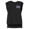 Women's Flowy Muscle Tee With Rolled Cuffs Thumbnail