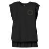 Women's Flowy Muscle Tee With Rolled Cuffs Thumbnail