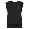 Women's Flowy Muscle Tee With Rolled Cuffs Thumbnail