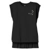 Women's Flowy Muscle Tee With Rolled Cuffs Thumbnail