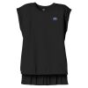 Women's Flowy Muscle Tee With Rolled Cuffs Thumbnail