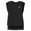 Women's Flowy Muscle Tee With Rolled Cuffs Thumbnail