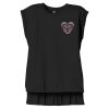 Women's Flowy Muscle Tee With Rolled Cuffs Thumbnail