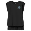 Women's Flowy Muscle Tee With Rolled Cuffs Thumbnail