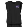 Women's Flowy Muscle Tee With Rolled Cuffs Thumbnail
