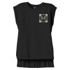 Women's Flowy Muscle Tee With Rolled Cuffs Thumbnail