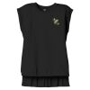 Women's Flowy Muscle Tee With Rolled Cuffs Thumbnail