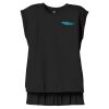 Women's Flowy Muscle Tee With Rolled Cuffs Thumbnail