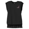 Women's Flowy Muscle Tee With Rolled Cuffs Thumbnail