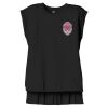 Women's Flowy Muscle Tee With Rolled Cuffs Thumbnail