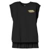 Women's Flowy Muscle Tee With Rolled Cuffs Thumbnail