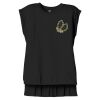 Women's Flowy Muscle Tee With Rolled Cuffs Thumbnail