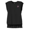 Women's Flowy Muscle Tee With Rolled Cuffs Thumbnail