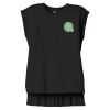 Women's Flowy Muscle Tee With Rolled Cuffs Thumbnail