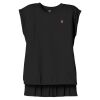 Women's Flowy Muscle Tee With Rolled Cuffs Thumbnail