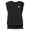 Women's Flowy Muscle Tee With Rolled Cuffs Thumbnail