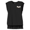 Women's Flowy Muscle Tee With Rolled Cuffs Thumbnail