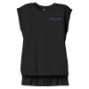 Women's Flowy Muscle Tee With Rolled Cuffs Thumbnail