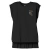 Women's Flowy Muscle Tee With Rolled Cuffs Thumbnail