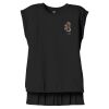 Women's Flowy Muscle Tee With Rolled Cuffs Thumbnail