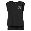 Women's Flowy Muscle Tee With Rolled Cuffs Thumbnail