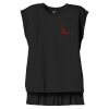 Women's Flowy Muscle Tee With Rolled Cuffs Thumbnail