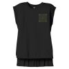 Women's Flowy Muscle Tee With Rolled Cuffs Thumbnail