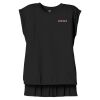 Women's Flowy Muscle Tee With Rolled Cuffs Thumbnail