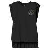 Women's Flowy Muscle Tee With Rolled Cuffs Thumbnail