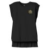 Women's Flowy Muscle Tee With Rolled Cuffs Thumbnail