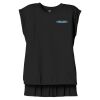 Women's Flowy Muscle Tee With Rolled Cuffs Thumbnail