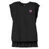 Women's Flowy Muscle Tee With Rolled Cuffs Thumbnail
