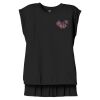 Women's Flowy Muscle Tee With Rolled Cuffs Thumbnail