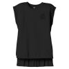Women's Flowy Muscle Tee With Rolled Cuffs Thumbnail