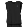 Women's Flowy Muscle Tee With Rolled Cuffs Thumbnail