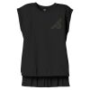 Women's Flowy Muscle Tee With Rolled Cuffs Thumbnail