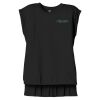 Women's Flowy Muscle Tee With Rolled Cuffs Thumbnail