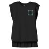 Women's Flowy Muscle Tee With Rolled Cuffs Thumbnail