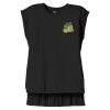 Women's Flowy Muscle Tee With Rolled Cuffs Thumbnail