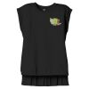 Women's Flowy Muscle Tee With Rolled Cuffs Thumbnail