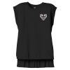 Women's Flowy Muscle Tee With Rolled Cuffs Thumbnail