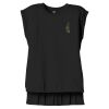 Women's Flowy Muscle Tee With Rolled Cuffs Thumbnail