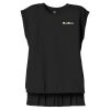 Women's Flowy Muscle Tee With Rolled Cuffs Thumbnail