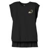 Women's Flowy Muscle Tee With Rolled Cuffs Thumbnail