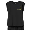 Women's Flowy Muscle Tee With Rolled Cuffs Thumbnail