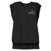 Women's Flowy Muscle Tee With Rolled Cuffs Thumbnail