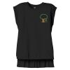 Women's Flowy Muscle Tee With Rolled Cuffs Thumbnail